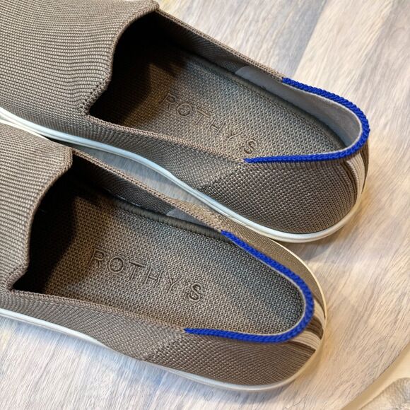 NEW Rothy's Women's The‎ Original Tan Comfort Slip-On Sneaker Shoes US Size 7.5 - Picture 9 of 12